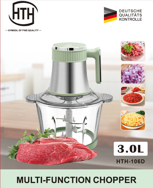 Electric Meat Grinder Food Shredder Kitchen Tool Fruit Vegetable Grinders Multifunction Cooking Machine 3L